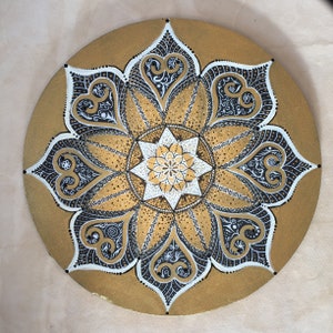 Mandala canvas round