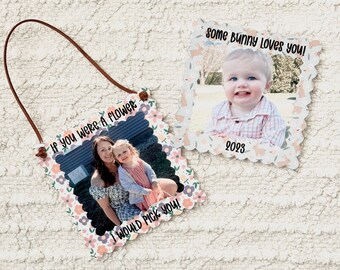 Custom Photo Frame I Picture Magnet | Wall Hanging| Child Photo Frame Mother's Day Personalized Gift | Easter Gift