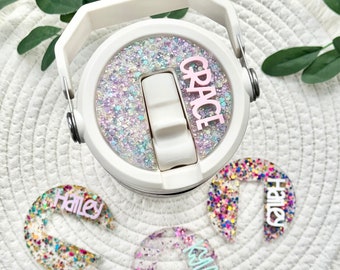 Personalized Stanley IceFlow Name Plate: 3D Acrylic Tag, 20oz/30oz