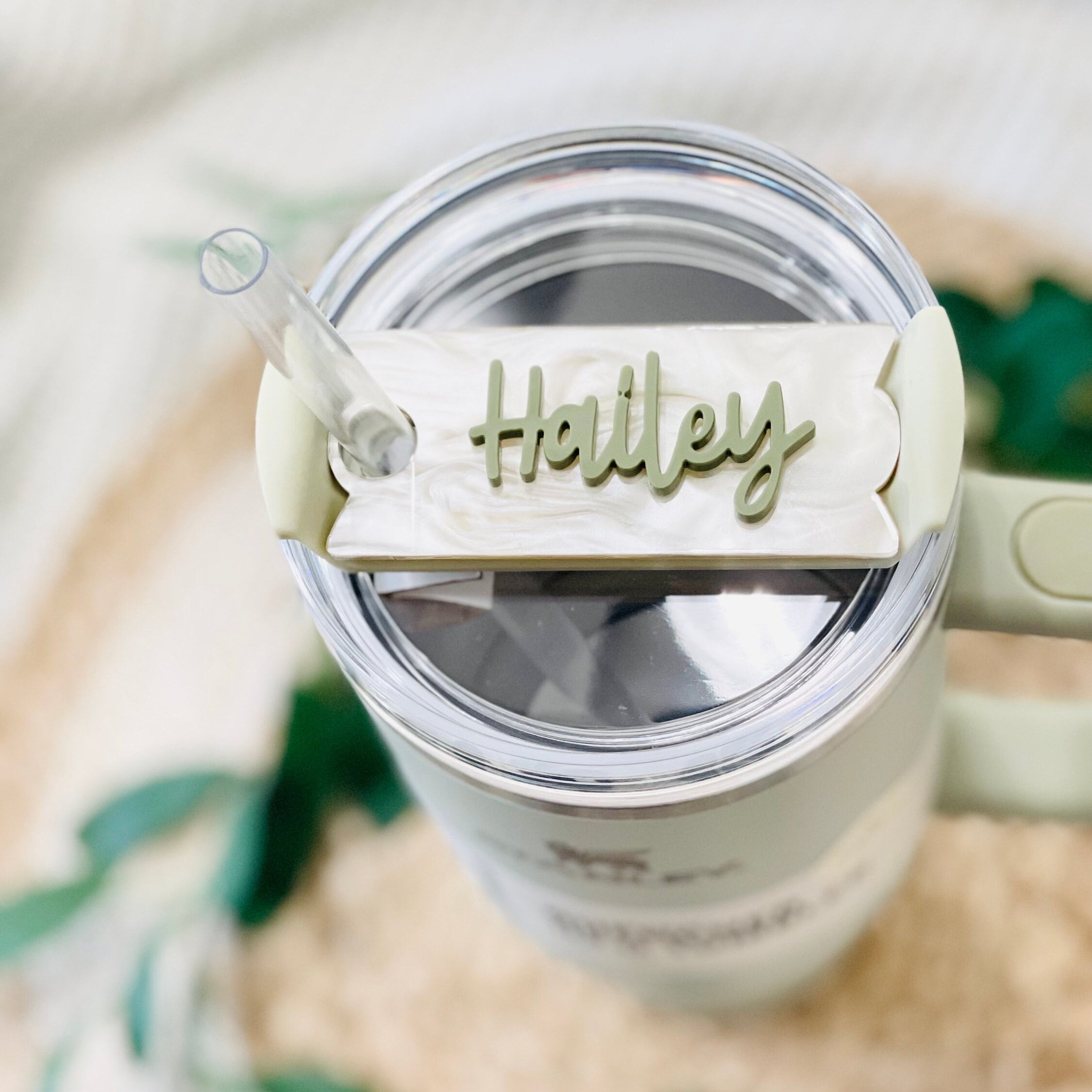 Checkered 30 Oz Stanley Quencher H2.0 Tumbler Plate Topper, Personalized  Stanley Name Plate Topper, Tumbler Name Plate, Stanley Lid Tag, Mom 