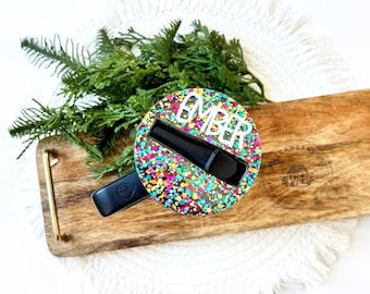 Personalized Hydro Traveler Topper: 20oz Acrylic Tumbler Name Plate