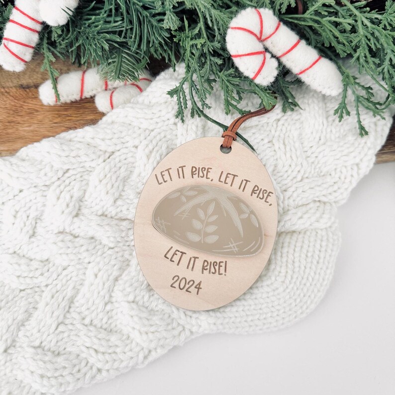 Sourdough ornament | Sourdough Starter Ornament | In My Sourdough Era | Sourdough Gift | Sourdough Starter | Gift for Foodie | Bread Gift |