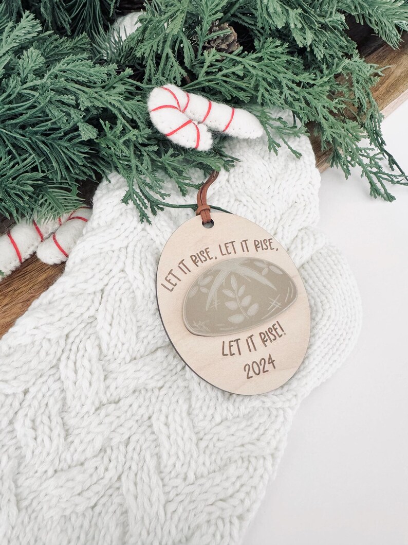 Sourdough ornament | Sourdough Starter Ornament | In My Sourdough Era | Sourdough Gift | Sourdough Starter | Gift for Foodie | Bread Gift |