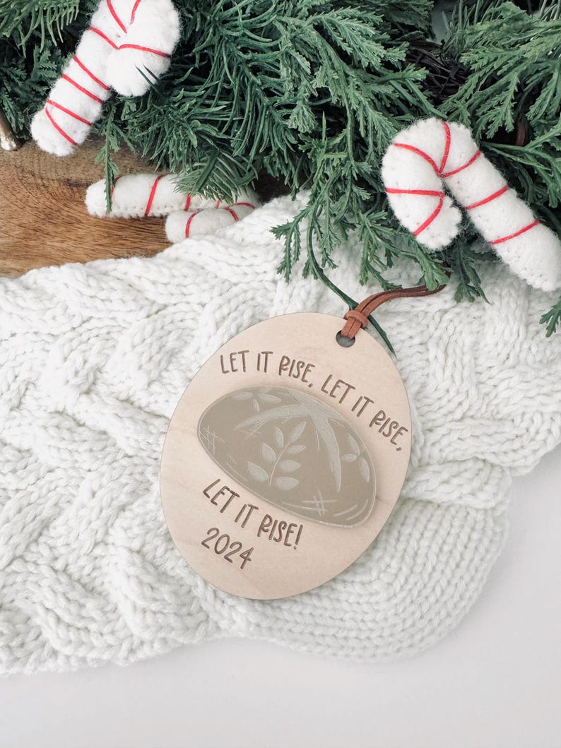 Sourdough ornament | Sourdough Starter Ornament | In My Sourdough Era | Sourdough Gift | Sourdough Starter | Gift for Foodie | Bread Gift |