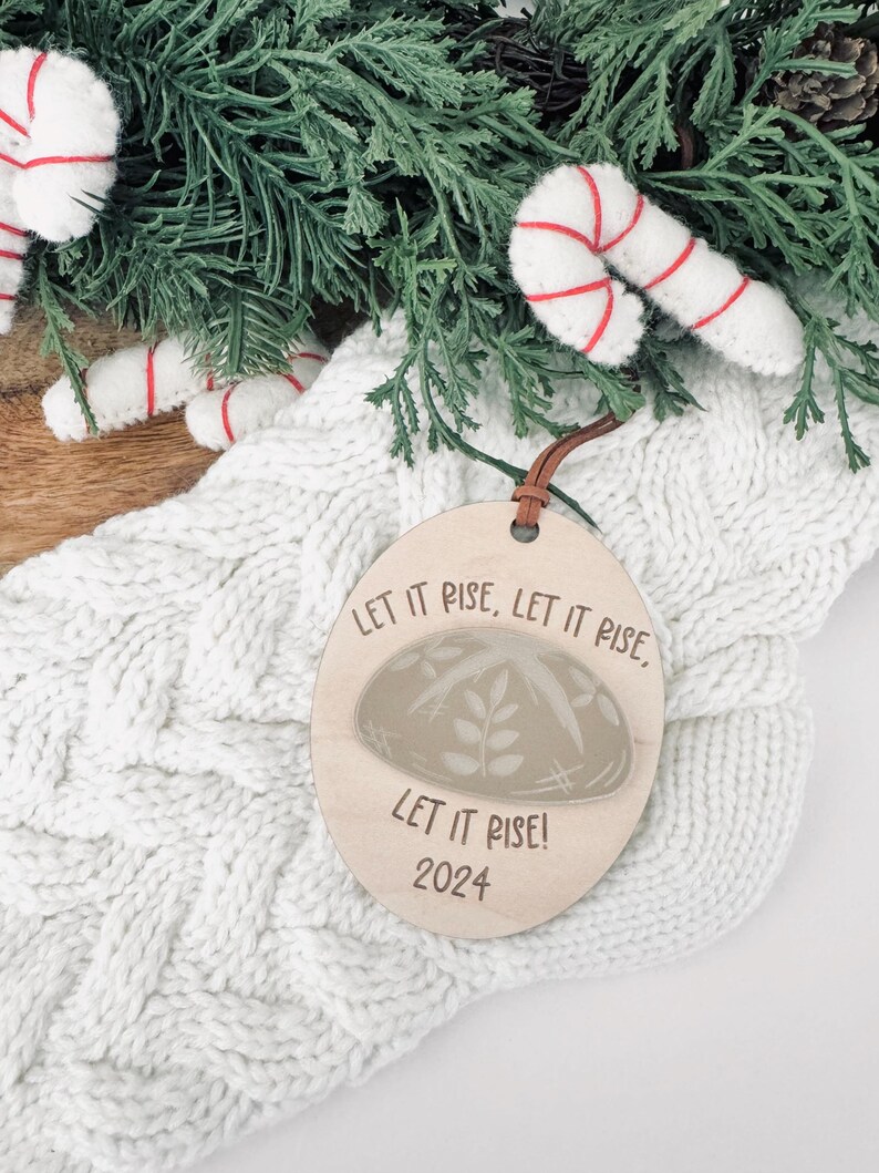 Sourdough ornament | Sourdough Starter Ornament | In My Sourdough Era | Sourdough Gift | Sourdough Starter | Gift for Foodie | Bread Gift |