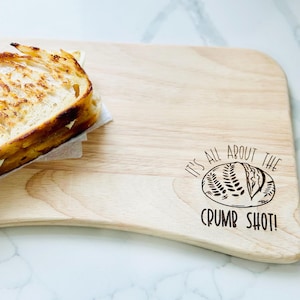 Personalized Sourdough Cutting Board | Sourdough Crumb Shot | Engraved Cutting Board | Bread Baker Gift |Bread Board | Sourdough Era Board |