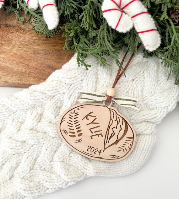 Sourdough Ornament: Personalized Maple Wood Bread Lover Gift