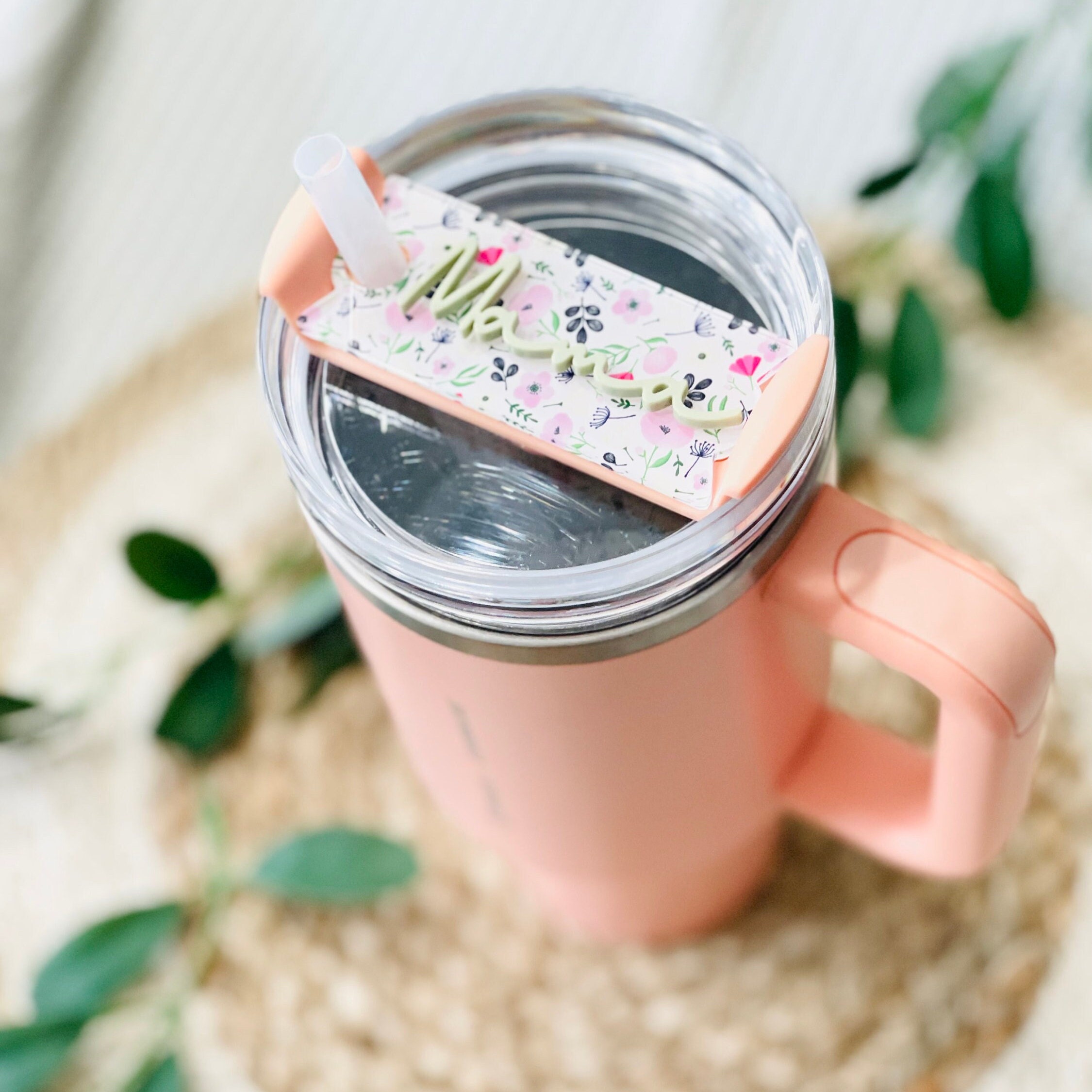 Stanley Cup Quencher Tumbler ID Initial Letter Personalized Charm (CHA –  River Valley Designs