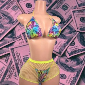 Exotic Dancewear Three Piece Set