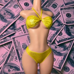 Exotic Dance Wear - Two Piece Set - Dance wear- Stripper Clothes - Stripper Outfits _