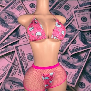 Exotic Dancewear Three Piece Set