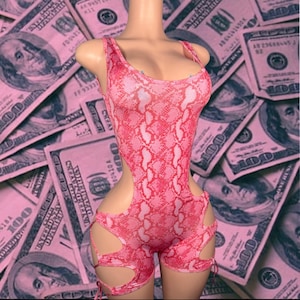 Exotic Dancewear One Piece Set