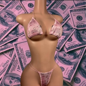 Christmas Exotic Dancewear Microkini