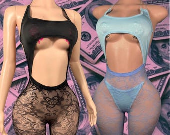 Exotic Dancewear One Piece Set