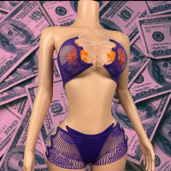 One-Piece Fishnet Bodysuit