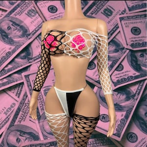 Exotic Dancewear Three Piece Set