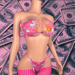 Exotic Dancewear Three Piece Set
