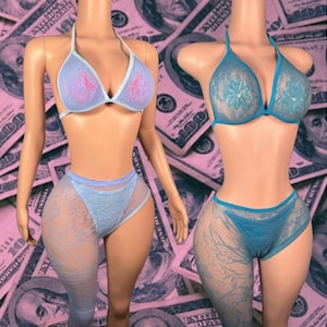 Exotic Dancewear Two Piece Set