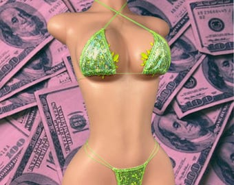 Egzotyczny strój do tańca Microkini