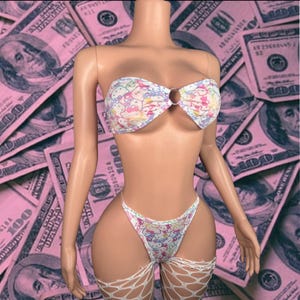 Exotic Dancewear Three Piece Set