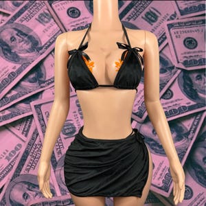 Exotic Dancewear Velvet Skirt Set