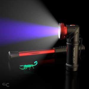 Rechargeable White + UV Task Light, Find Scorpions, Geodes, hornworms, Pet Accidents, and more!