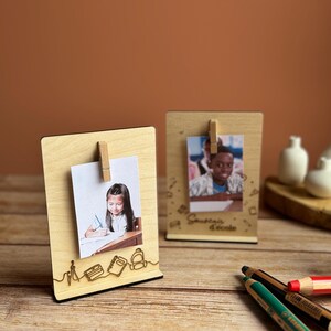 Portafoto di classe - Cornice ricordo della scuola - Decorazione - Regalo per mamma, nonna
