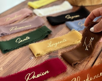 Cintas personalizadas para ceremonias seculares - Ritual de unión de manos - Ritual de la cinta - Boda