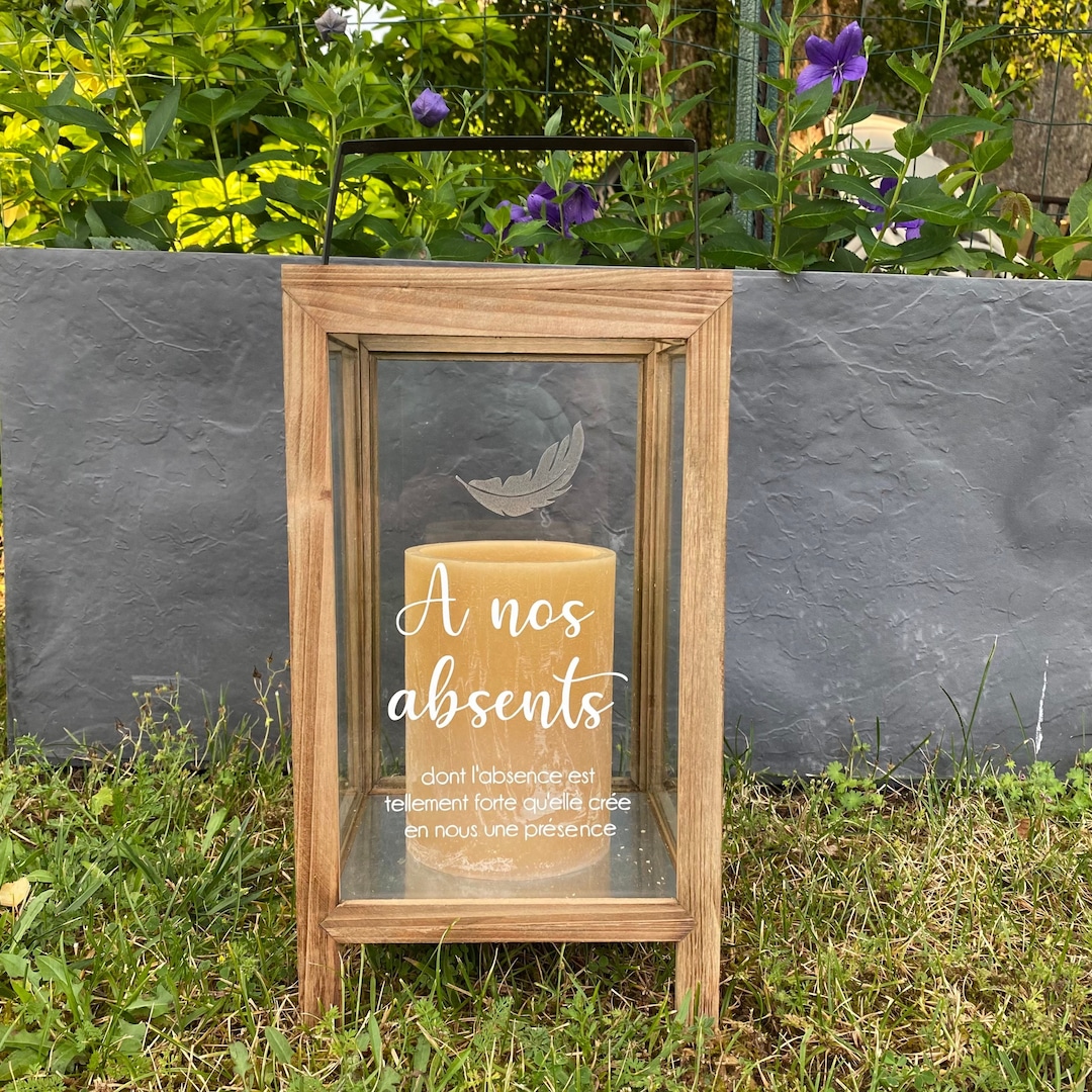 Sticker Pensée aux absents Lanterne des défunts Mariage - Etsy France