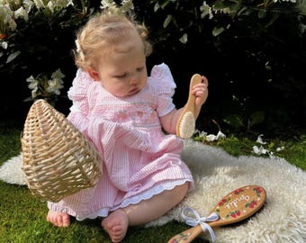 Personalised Hairbrush – Hand Painted Keepsake Gift