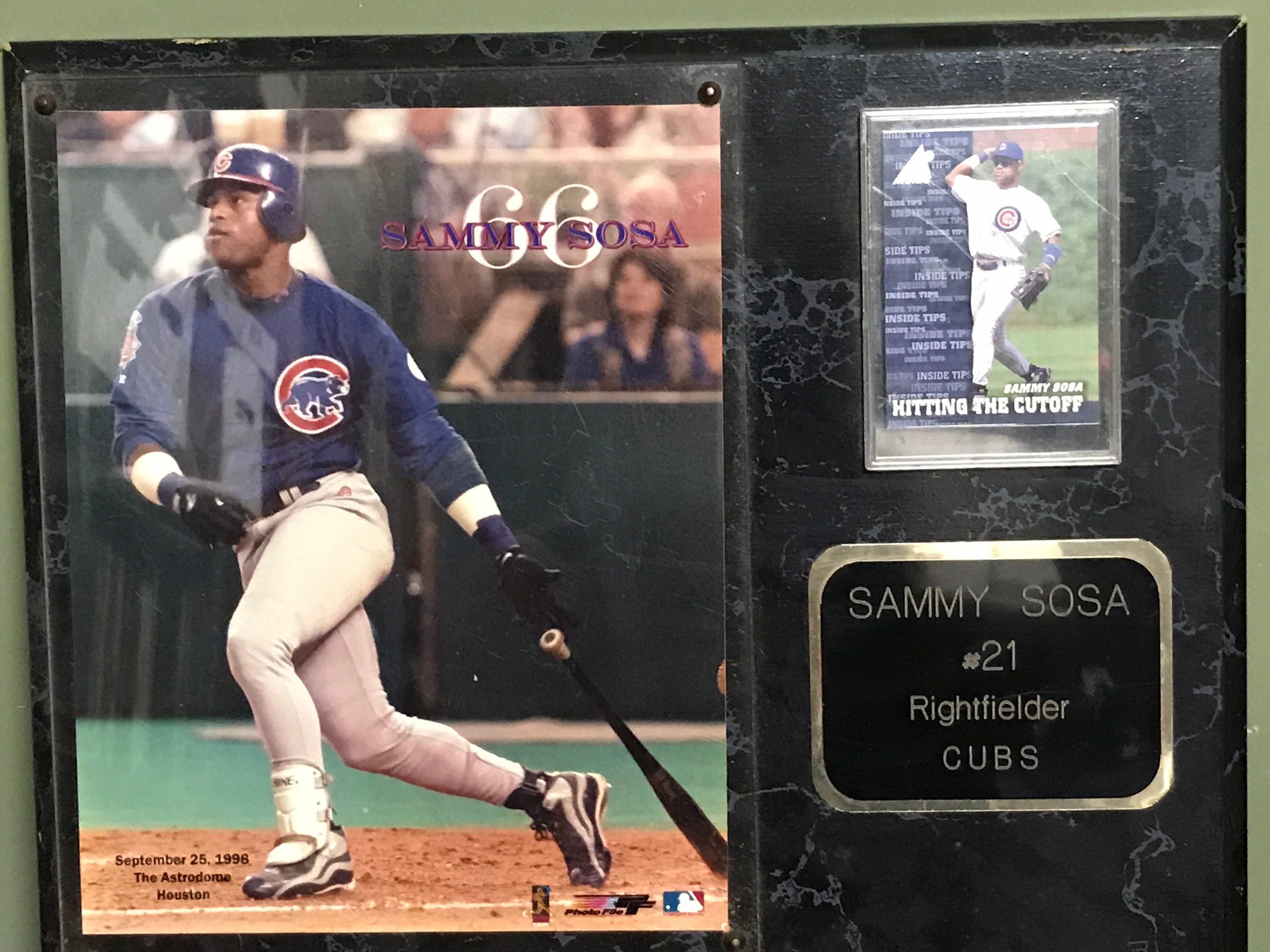 Sammy Sosa Corked Bat Breaks 2003