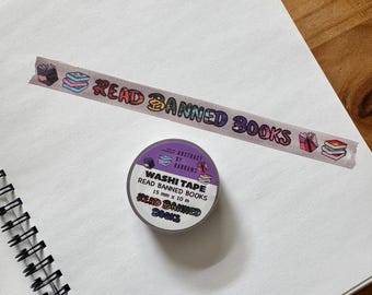 Lee libros prohibidos Cinta Washi