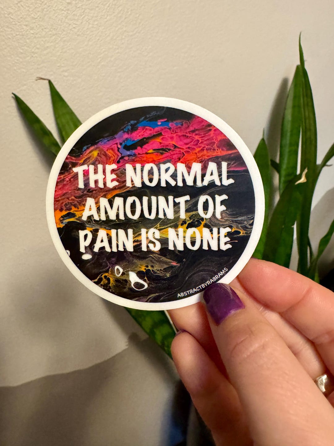 Chronic Pain Awareness Sticker: 