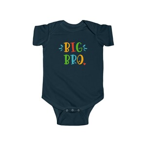 Big Bro Splash Pozytywny Uroczy Zabawny Inspirujący Niemowlęcy Jersey Body INFBS000045