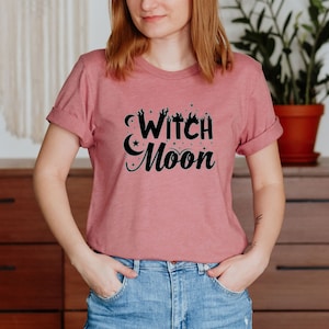 Witch Moon Unisex T-Shirt Inspirational Motivational Funny TS001172