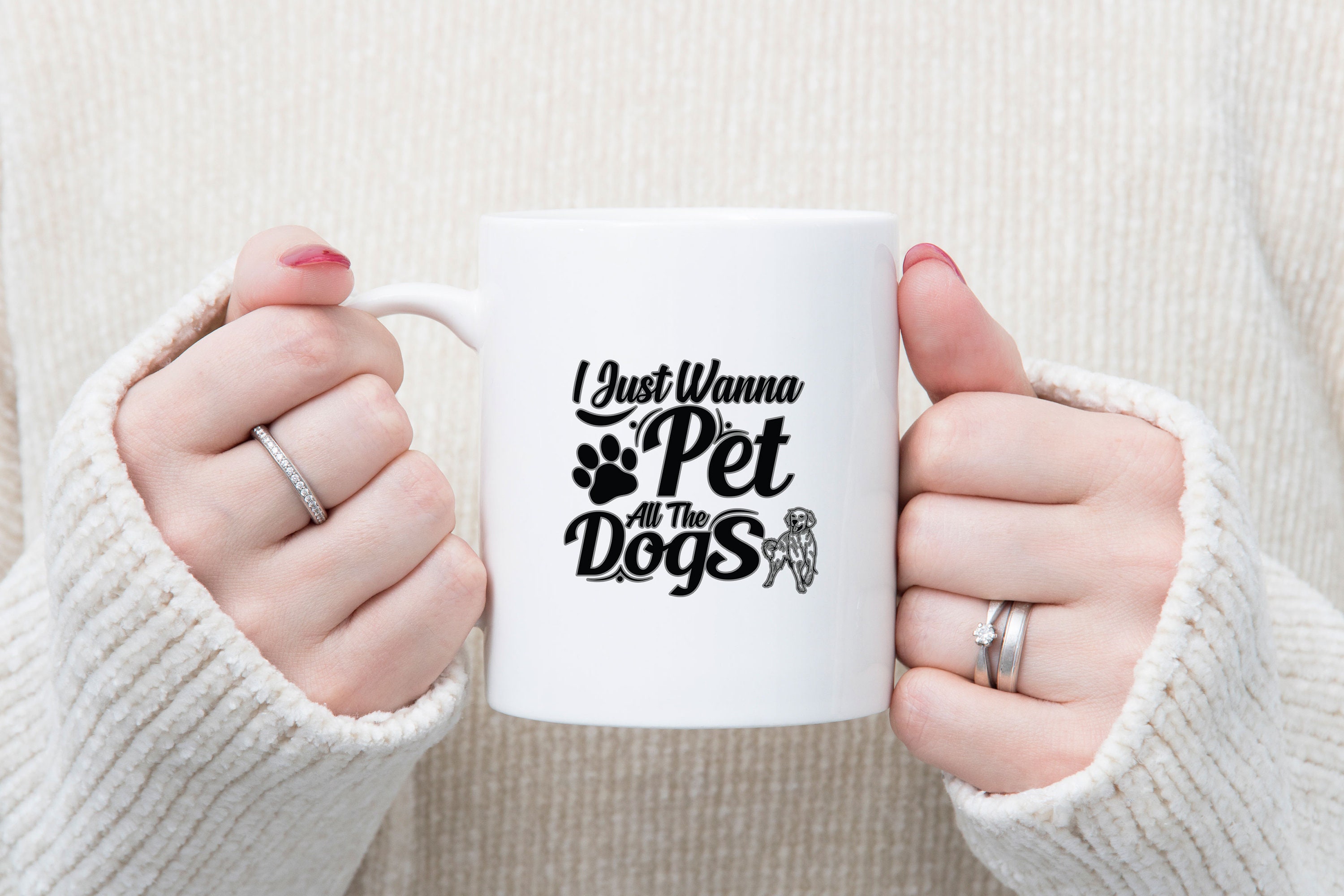 Dessous De Verre Humour Chien - Motif "Il Suffit D'amour Et D'un Terrier Gallois" - Support Rigide Brillant 9x9 Cm