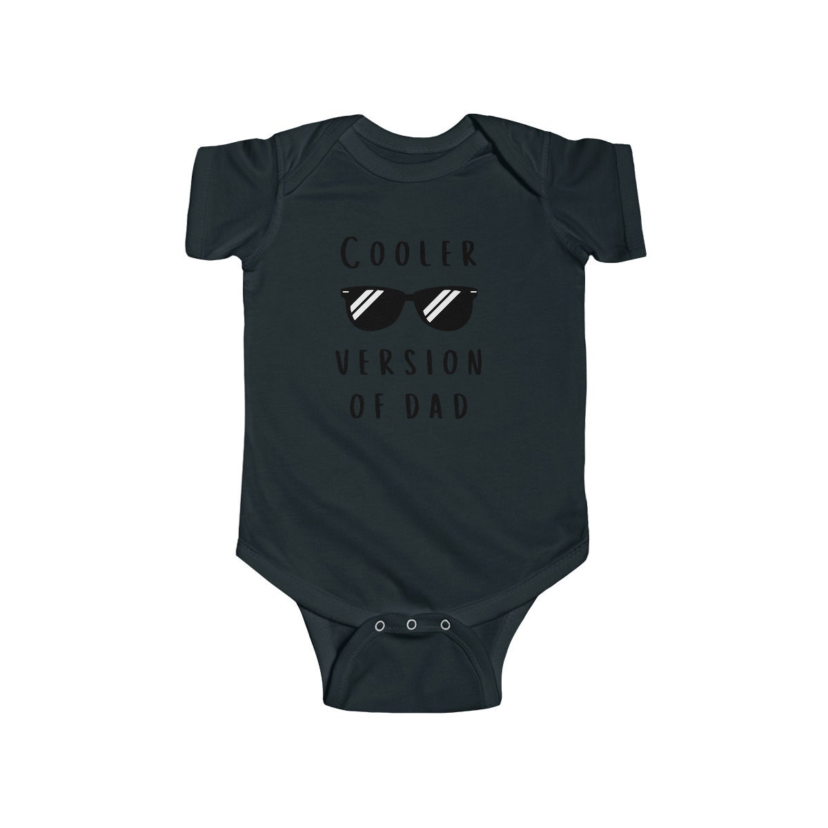 Cooler Version of Dad Positive Cute Funny Inspiration Infant Jersey Bodysuit INFBS000015 Etsy