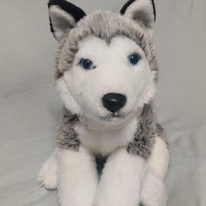 Peluche ESSA ponderato: 10" - Animal Alley - Husky (2017)
