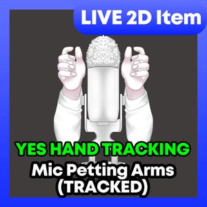 Live2D-item VTuber-item: ASMR-microfoonarmen (versies met en zonder tracking!)