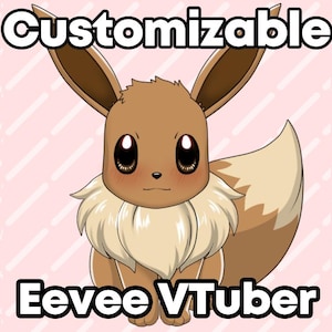 Live2D VTuber Virtueller Avatar Modell: Anpassbarer Evoli