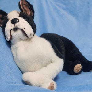 ESSA Plush: 12&quot; - Floppy Realistic English Bulldog Plush Bag