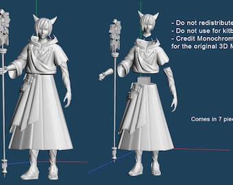 3D Printable Graha Tia Exarch Files (OBJ)