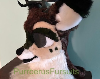 3D Printable Files - Toony Deer Head + Multiple Antler Styles