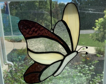 Stained Glass Butterfly Sun Catcher