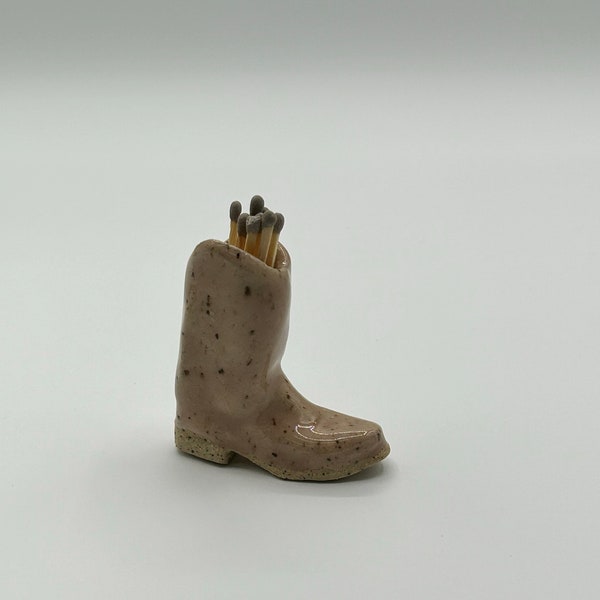 ceramic boot match holder