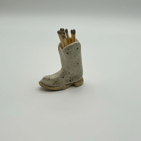 ceramic boot match holder