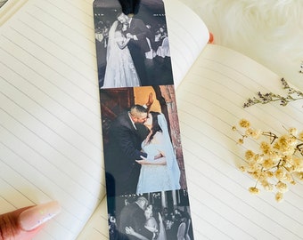 Birthday Gift| personalized | Custom Metal Photo Booth Bookmark | Metal Photo Bookmark With Tassel | Great Gift Idea | Custom Bookmark