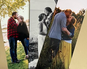 Custom Metal Photo Booth Bookmark | Bookmark 1 to 3 Photos | Metal Photo Bookmark With Tassel | Great Gift Idea | Custom Bookmark