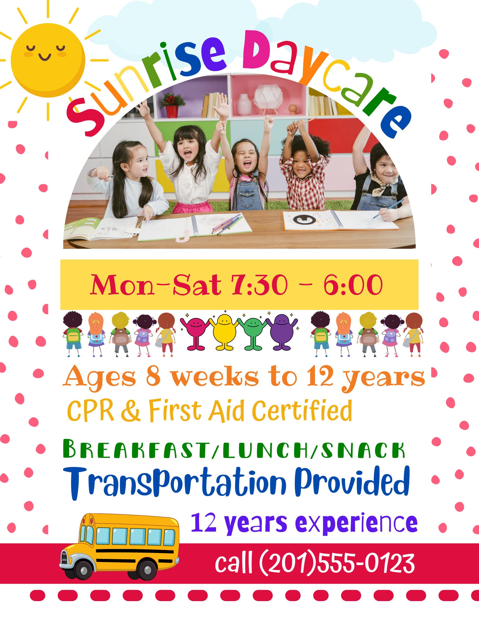 Daycare Flyer Etsy