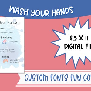 Child Care - Home Care Hand Wash Flyer